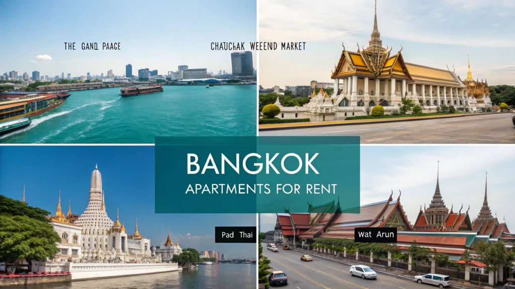 "Modern Living Space - Stylish Bangkok Apartments for Rent with City Views"